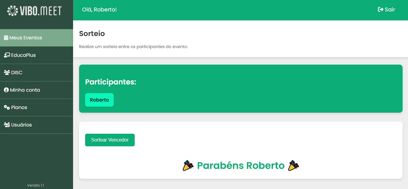 Sorteios Interativos